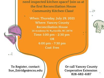 Community Kitchen flyer