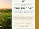 Soybean Trial Field Day flyer