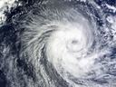 Aerial image of a hurricane