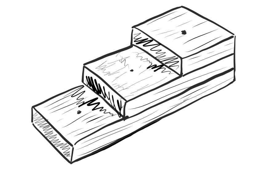 diagram of a pinning block
