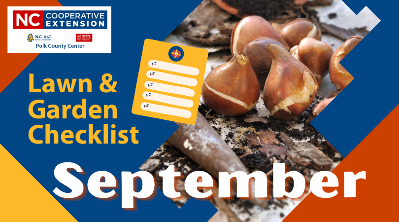 Lawn & Garden Checklist for September