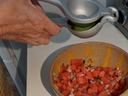 Watermelon Salsa, prepared by EMFV Jane Kulesza – use fresh or bottled lime juice