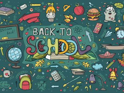 Back to school Collage