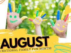 Kids holding hands up that are painted