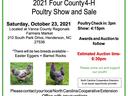 Four County 4-H Poultry Show and Sale