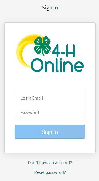 Link to 4-H Online image