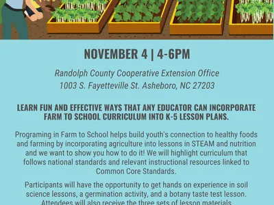 details about the farm to school teacher training