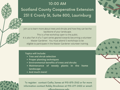 Plants for Living Landscapes: Trees & Shrubs