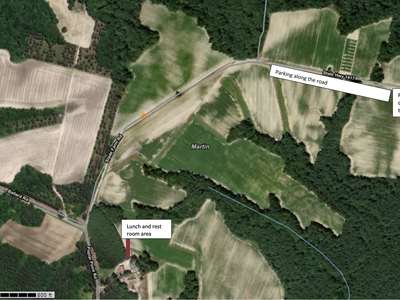 Map of the Slade Farm fields