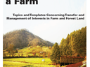 Cover: 'So You Inherited a Farm' over farm landscape; subtitle on transfer and management