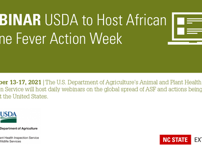 USDA ASF Action Week Banner Image
