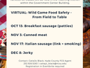Wild Game Preservation Schedule 2021 small