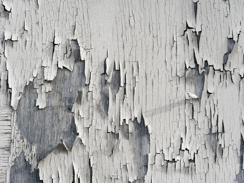 peeling paint