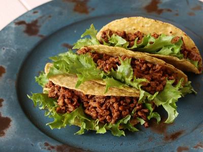 Tacos on a plate