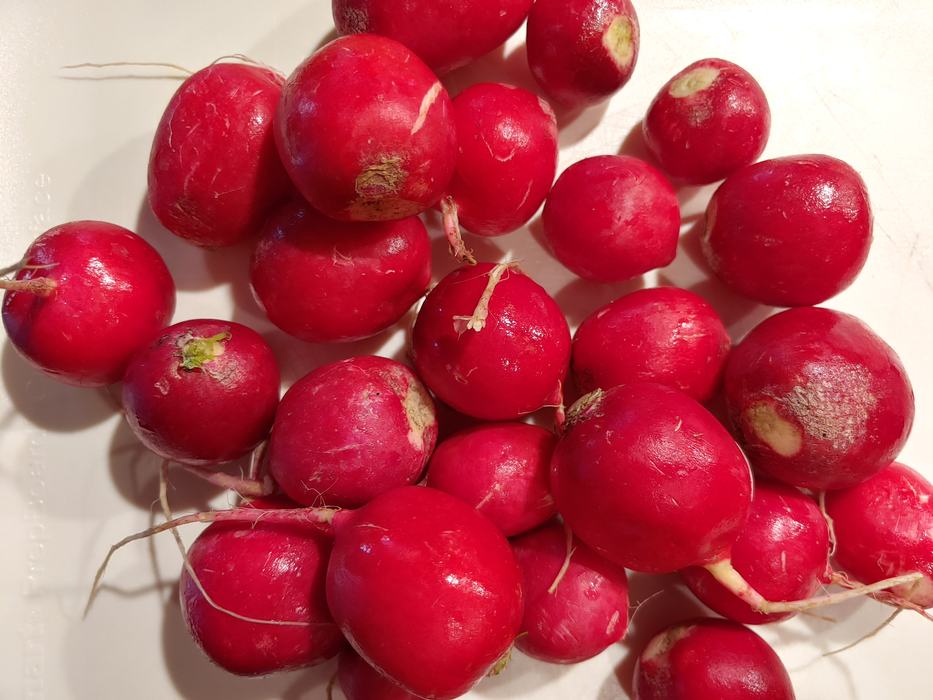 Raw radishes