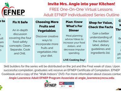 Adult EFNEP Individualized Series Outline