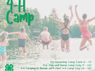 Kids jumping into water