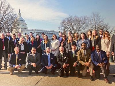 The NCTTFC ALDP participants pose together for a picture in Washington D.C.