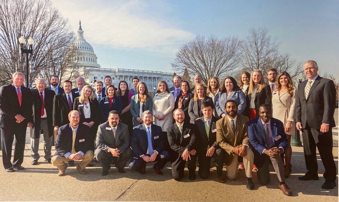 The NCTTFC ALDP participants pose together for a picture in Washington D.C.