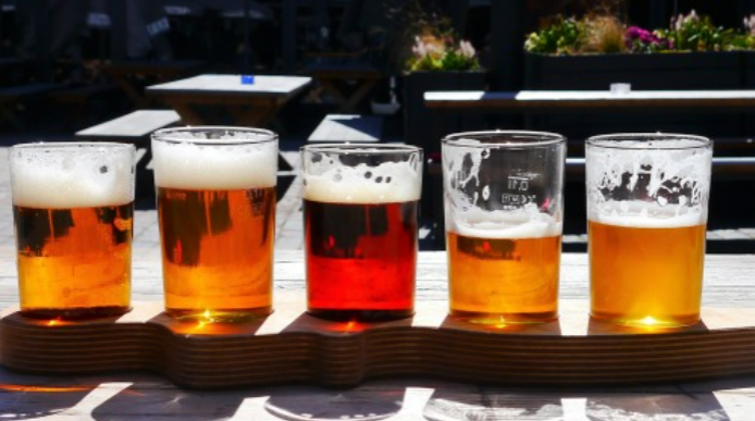 flight of beers