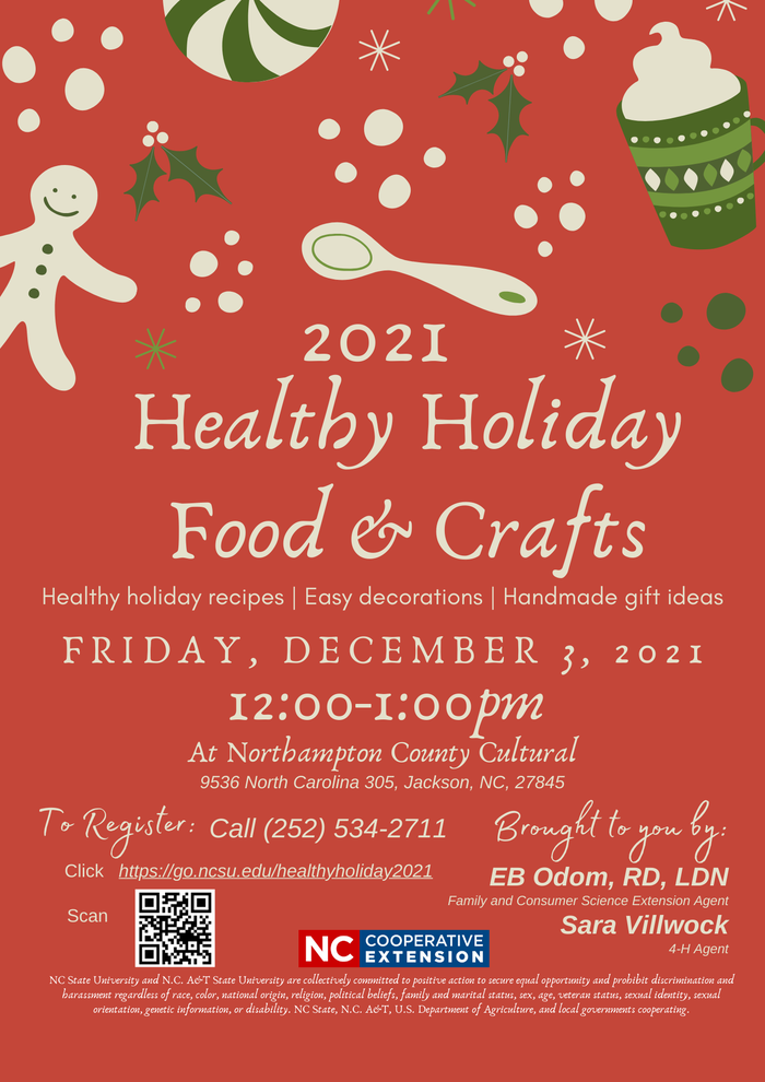 Healthy Holiday flyer