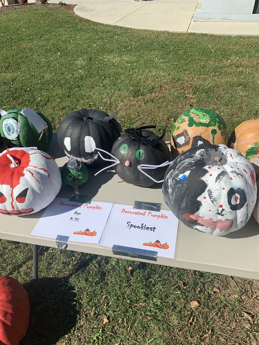 decorated pumpkins