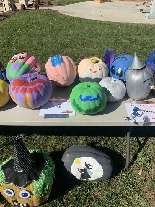 decorated pumpkins
