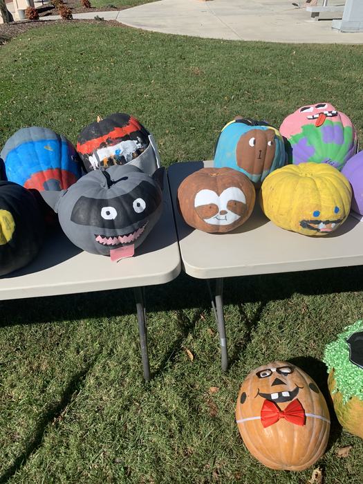 decorated pumpkins