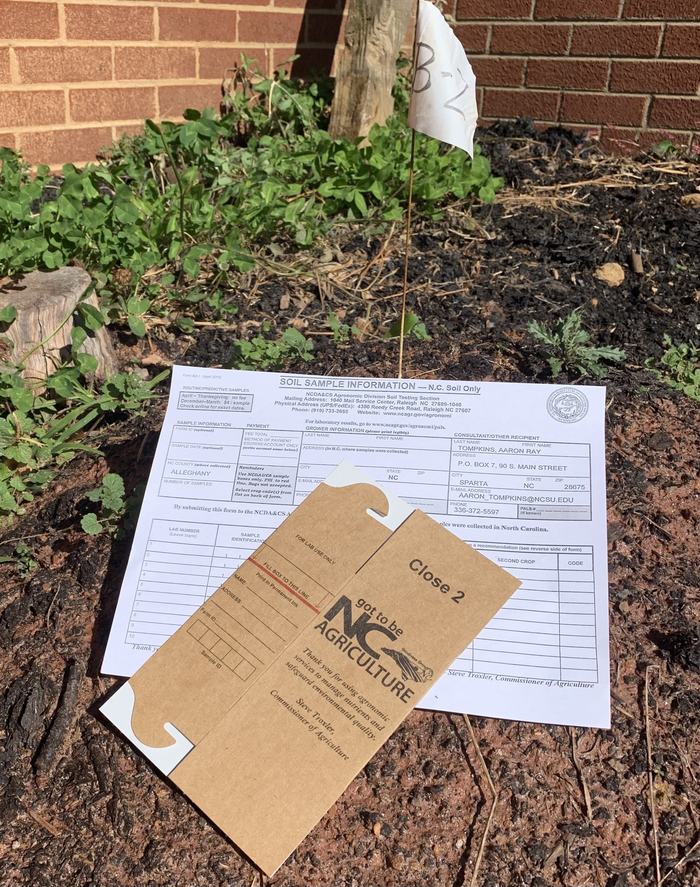 soil sample box and form