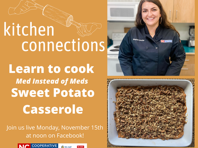 kitchen connections. Learn to cook med instead of meds sweet potato casserole.