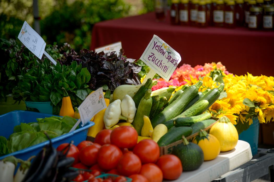 Hillborough street farmer's market. Photo by Marc Hall