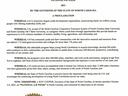 proclamation
