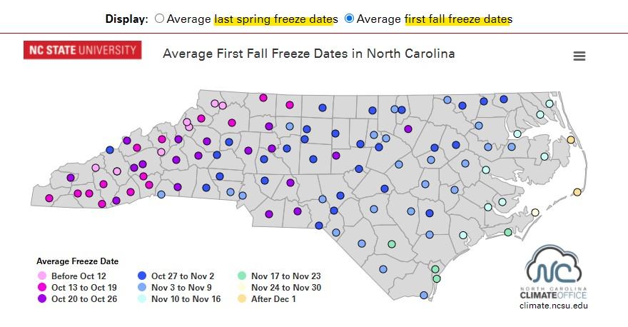 Frost Map-Toggle First to Last