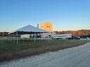 NC State Feed Mill and tent