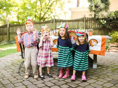 Four children sharing their feelings