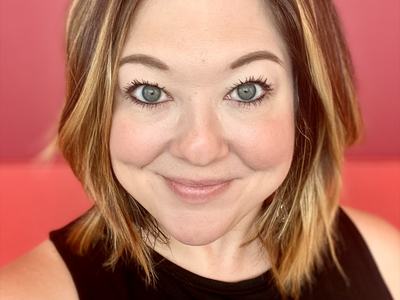 Woman smiling at camera