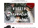 Wreath Decorating Workshop, Dec 4 2021 10AM–12PM, NC Cooperative Extension, Chowan County