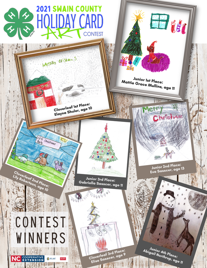 2021 4-H Card Winners