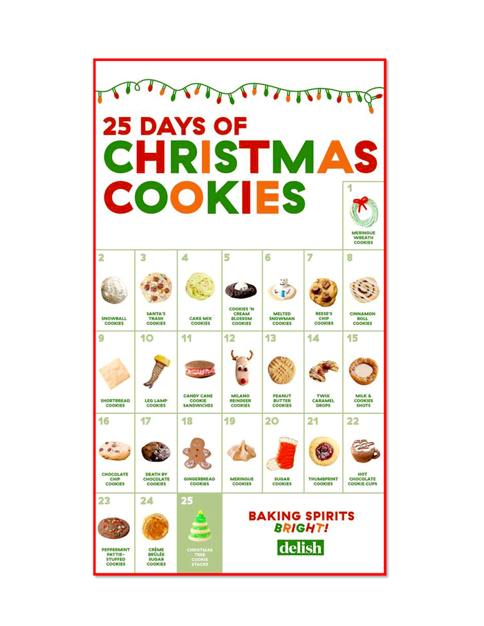 5 Days of Cookies Calendar