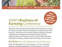 ASAP 2022 Business of Farming Conference — Feb 26, 2022, AB Tech Asheville