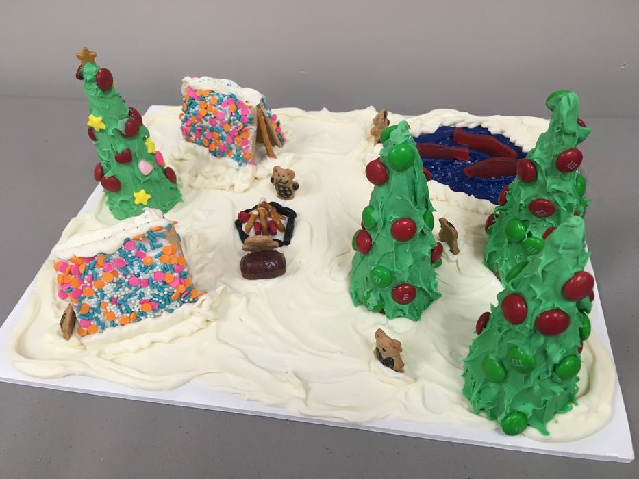 Gingerbread campsite