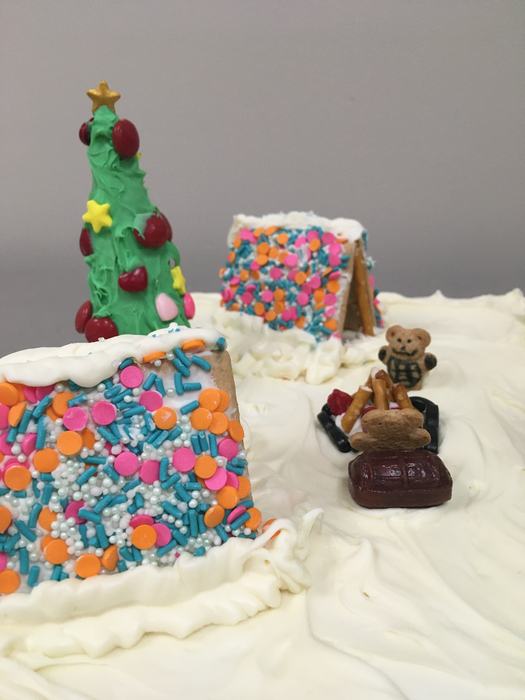 gingerbread campsite