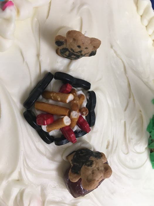 gingerbread campfire