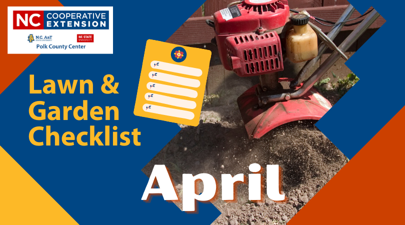 Lawn and Garden Checklist - April