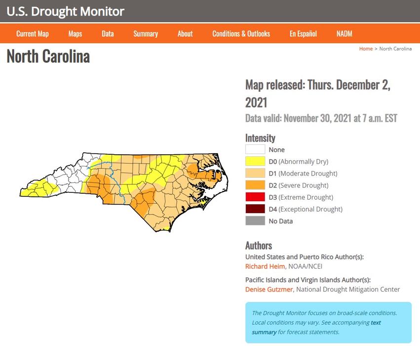 87% of the State Experiencing Abnormally Dry Weather - Gardening | NC ...