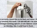 Wrench adjusting a radiator