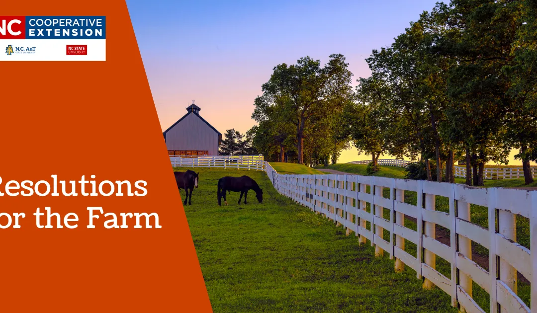 Resolution Farm Program Resolutions for the Farm - Polk County Center | N.C. Cooperative Extension