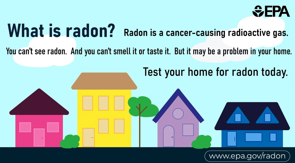 EPA: What is radon? Radon is a cancer-causing radioactive gas. Test your home. www.epa.gov/radon