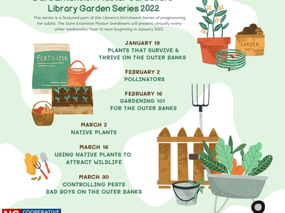 Dare Extension Master Gardeners Library Garden Series 2022 schedule
