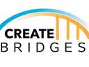 Logo with stylized blue-orange arch bridge and text "CREATE BRIDGES"
